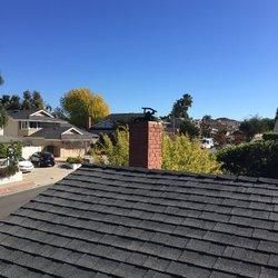 A recent chimney cleaning job in the  area