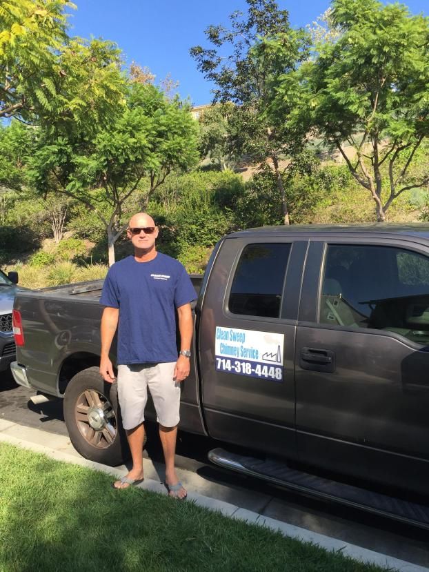 Service vehicle for OC Clean Sweep Chimney Service